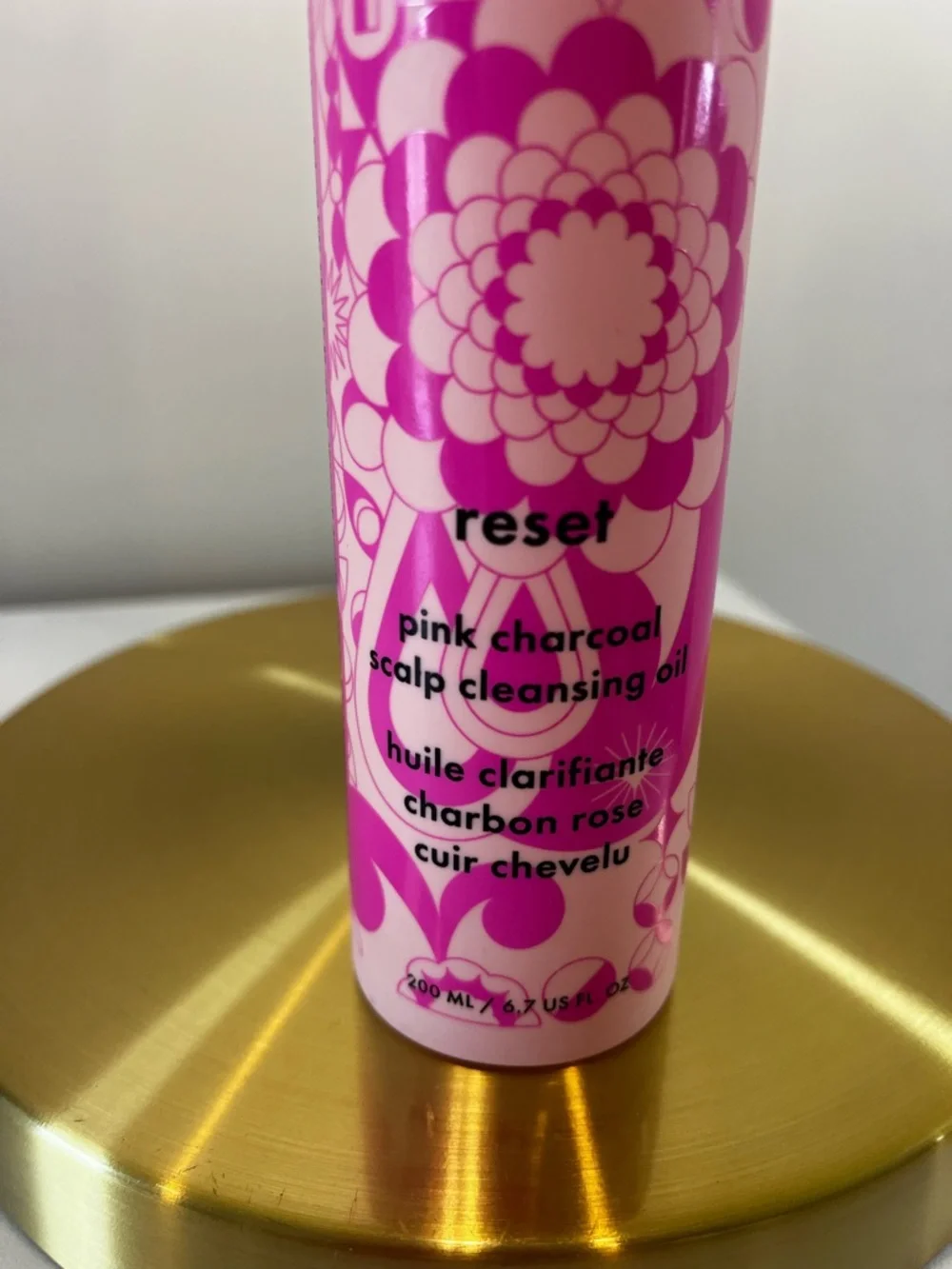 Amika Reset Pink Charcoal Scalp Cleansing Oil 6.7 oz